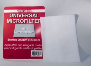 Microfilter Universal mikrofilter för din dammsugare Mikrofilter för dammsugare Universal Filter |