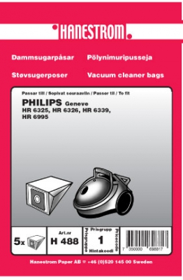 H488 i gruppen Dammsugarpsar / Philips / HR 6325-6339 hos Dammtussen.se (H488)