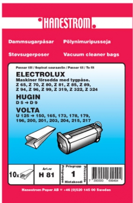 H81 i gruppen Dammsugarpsar / Electrolux / Z 99 hos Dammtussen.se (H81)