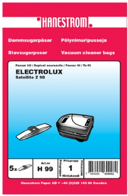 H99 i gruppen Dammsugarpsar / Electrolux / Z 98 hos Dammtussen.se (H99)