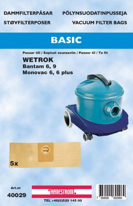 Dammsugarp�sar Wetrok Bantam Monovac