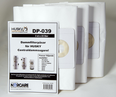 Dammsugarp�sar Husky 8510 Husky 8610 Husky Q Air Husky Q Bas Husky Q Extra