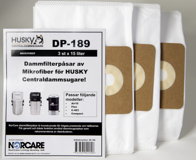 Dammsugarp�sar Husky Air Husky C-463 Husky Compact Husky Flex